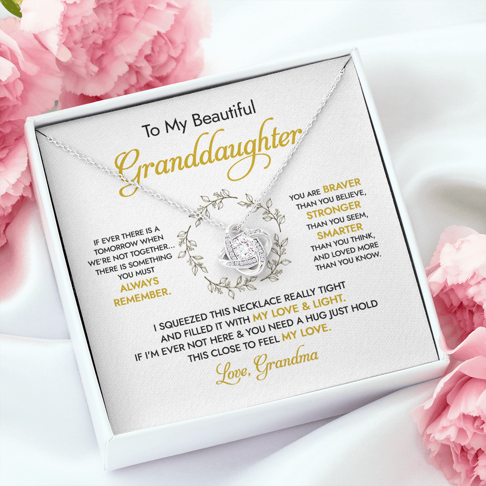 To my Beautiful Granddaughter - You Mean To Me - Necklace SO50v1