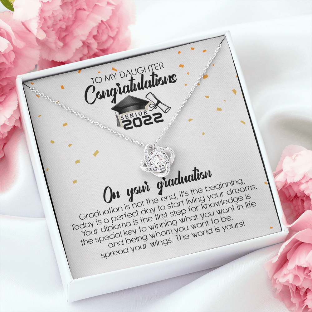 To My Daughter - Congratulation On Your Graduation - Necklace SO107T