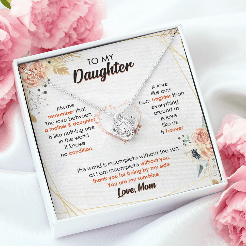 To My Daughter I Am Incomplete Without You - Necklace SO44V