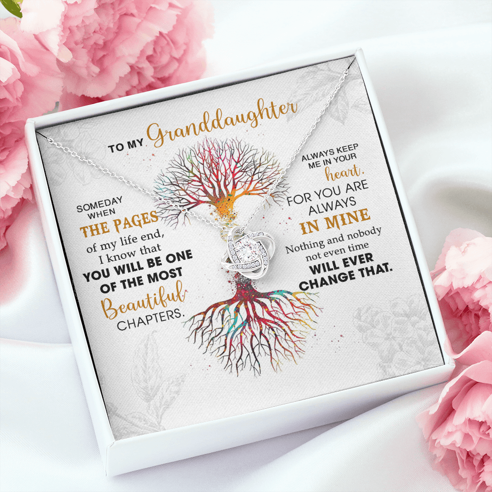 To My Granddaughter - You Are Always In Mine - Necklace DR11