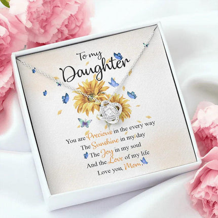 To My Daughter You're The Love Of My Life Necklace SO70 - Charming Present