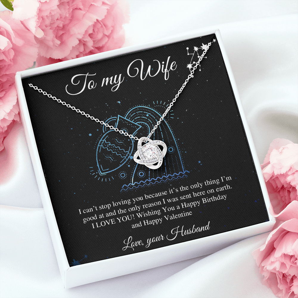 To My Wife I Can&#39;t Stop Loving You Necklace SO18v1