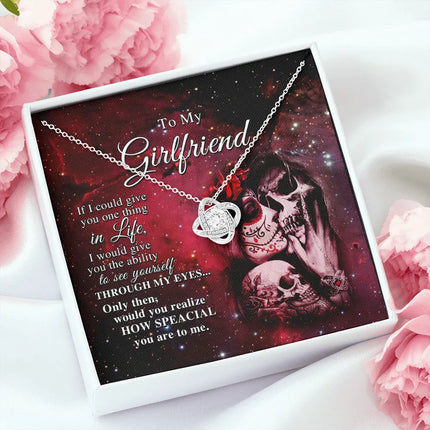 To My Girlfriend, If I Could Give You One Thing In Life Necklace SO01v1 - Charming Present