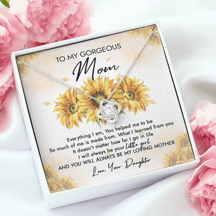 To My Mom - Always Your Little Girl - Necklace SO76 - Charming Present