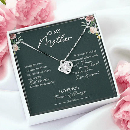 To My Mother - Thank You For Your Love And Support - Necklace SO13V - Charming Present