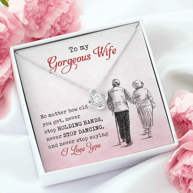 To My Wife - I Love You - Necklace SO57 - Charming Present