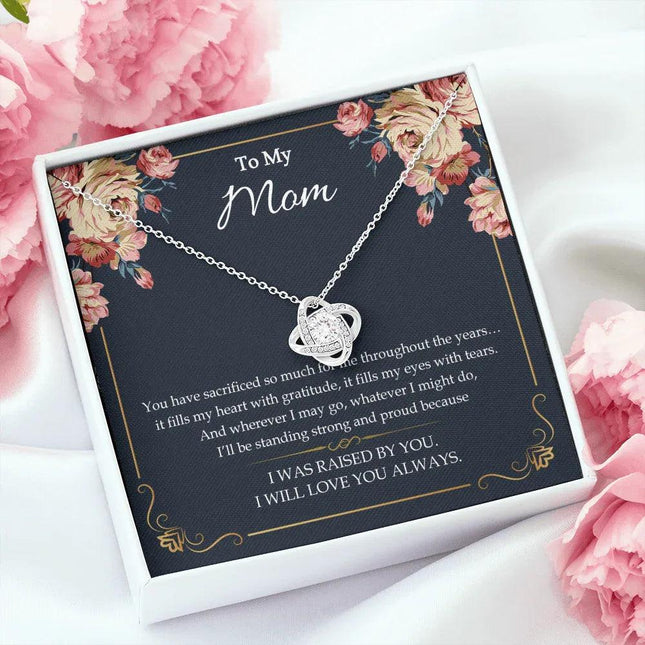 To My Mom - I Will Love You Always - Necklace SO55V - Charming Present