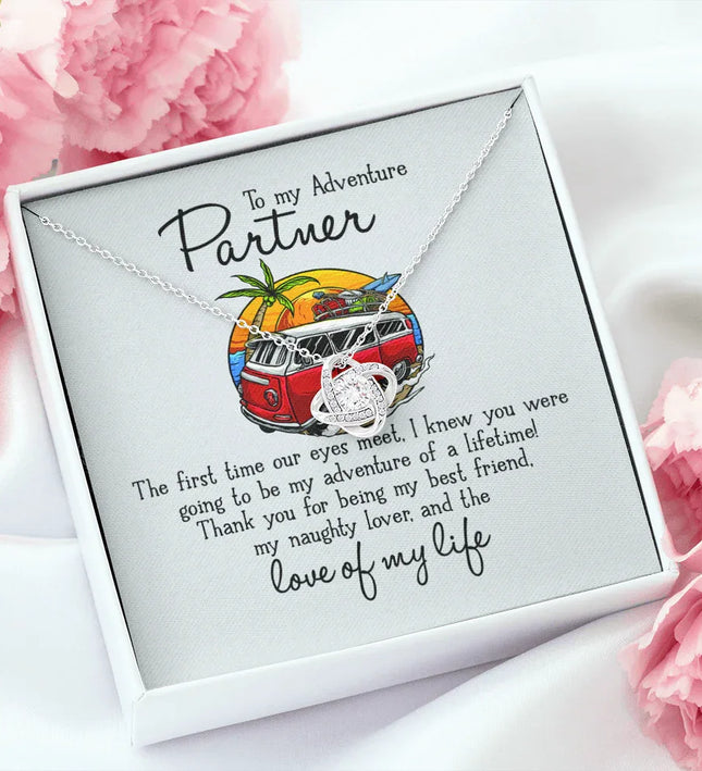 To My Adventure Partner - Love Of My Life - Necklace KT21 - Charming Present