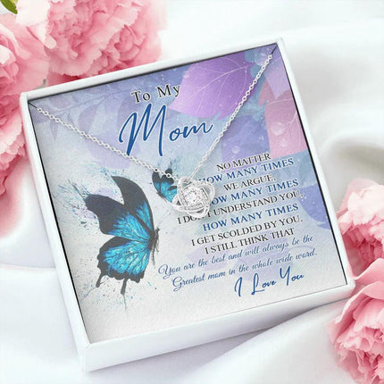 To My Mom You Are The Best And Will Always Be The Greates Mom Necklace SO43 - Charming Present