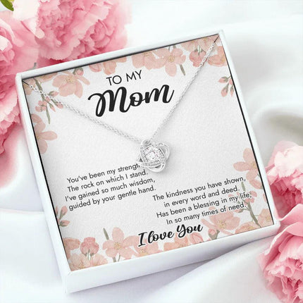 To My Mom You've Been My Strength Necklace SO40 - Charming Present