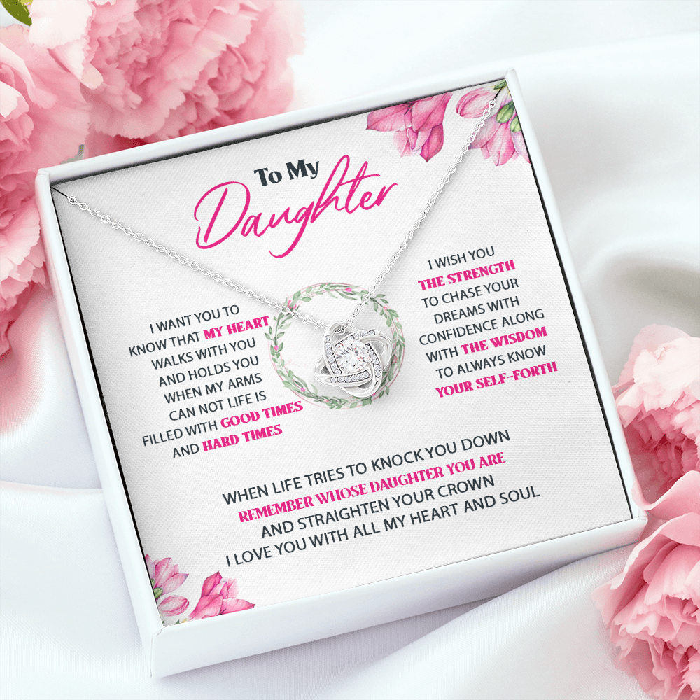 To My Daughter - My Heart Walks With You - Necklace SO64T