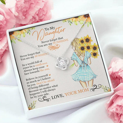 To My Daughter - You Are My Sunshine - Necklace SO137T - Charming Present