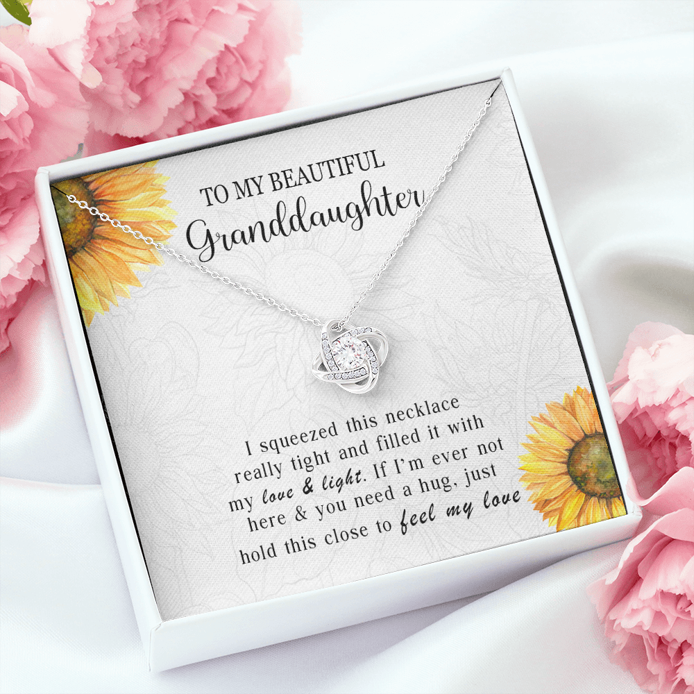 To My Granddaughter - Feel My Love - Necklace DR10