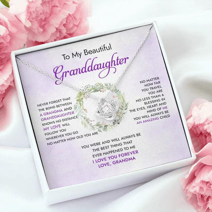 To My Granddaughter You Will Always Be An Amazing Child - Necklace SO91 - Charming Present