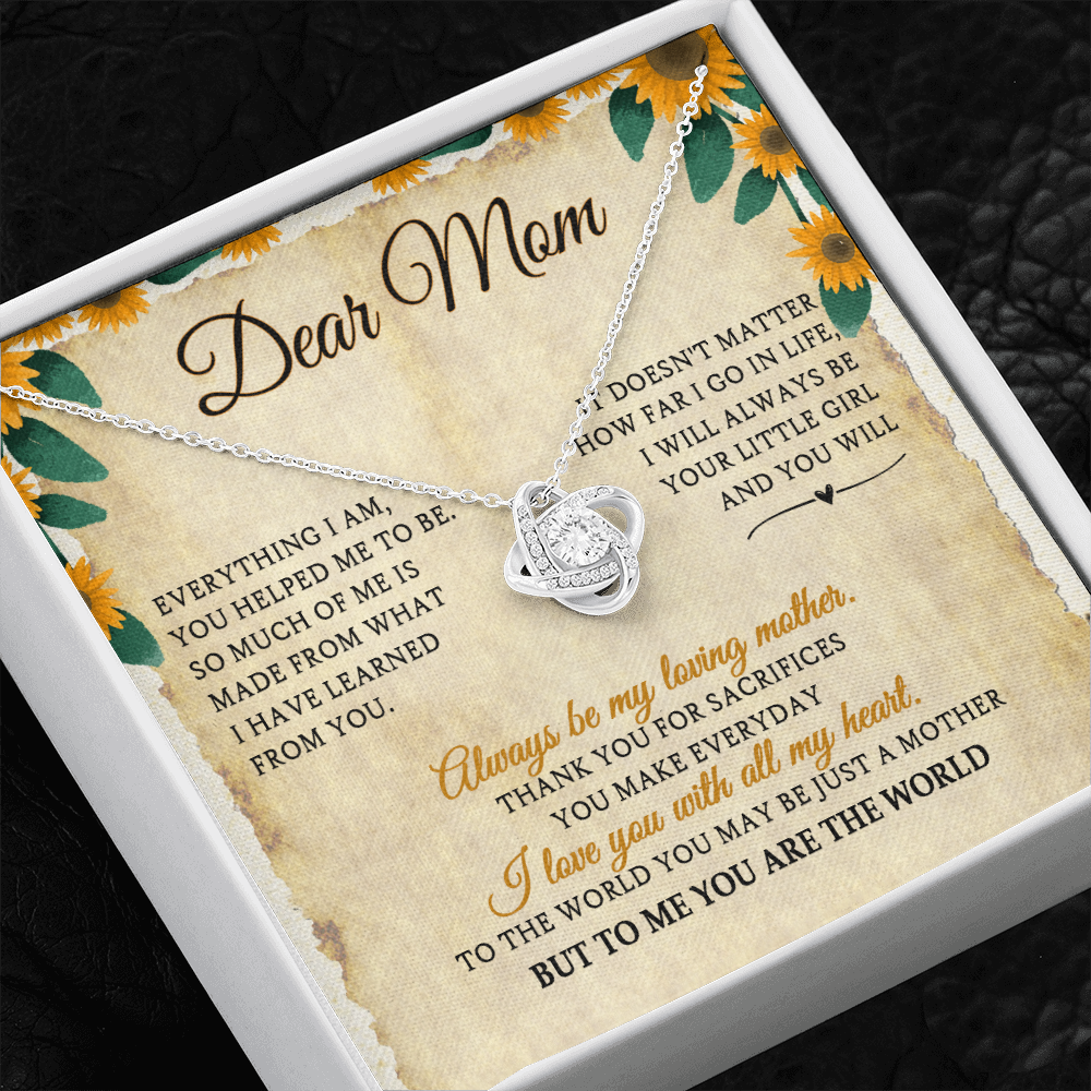 Dear Mom I Will Always Be Your Little Girl - Necklace SO28V