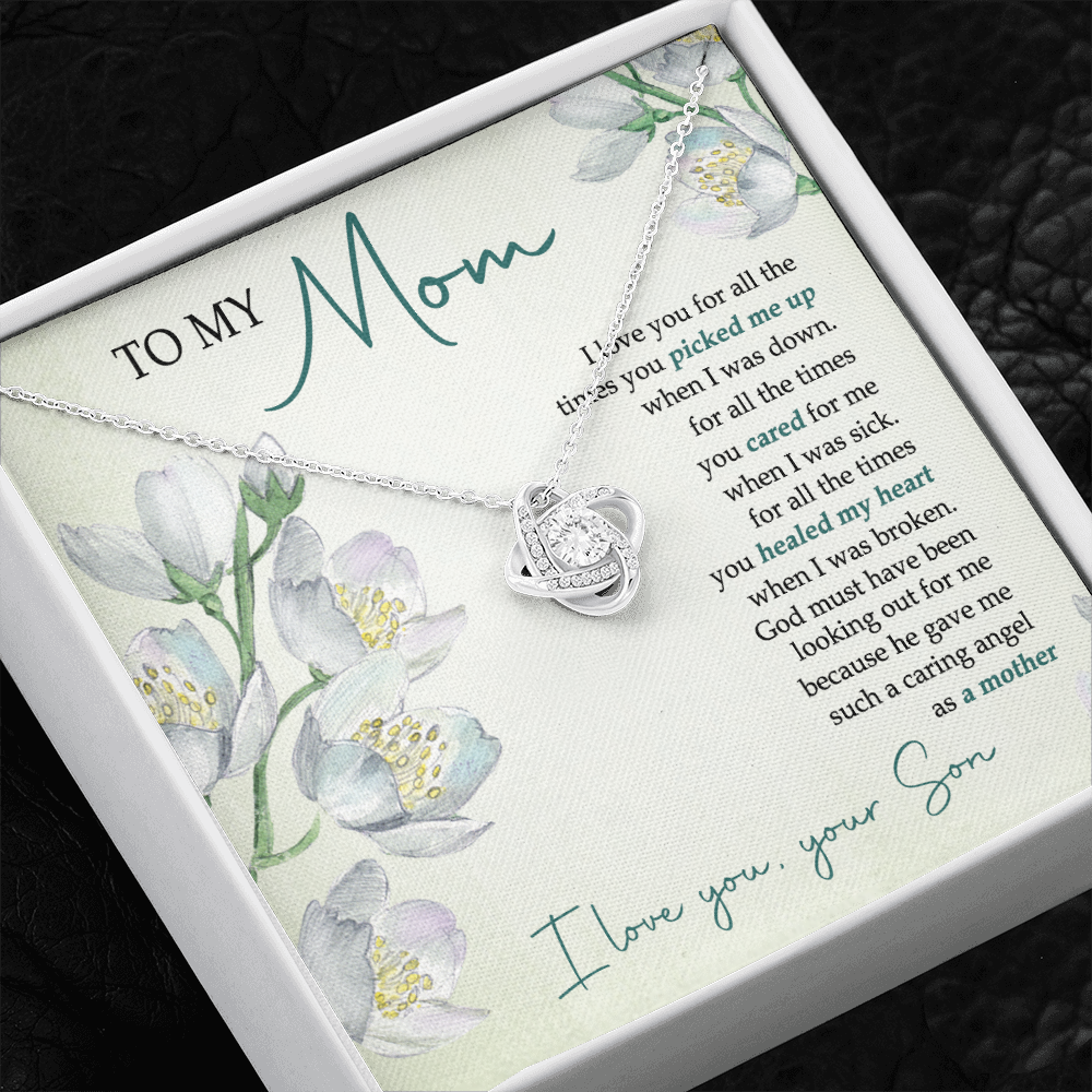 To My Mom - You're My Caring Angel - Necklace SO53V