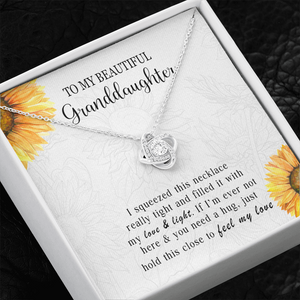 To My Granddaughter - Feel My Love - Necklace DR10