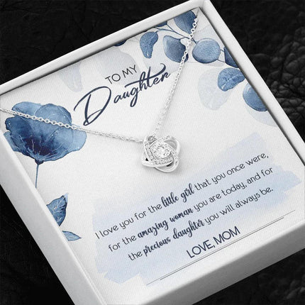 To My Daughter - I Love You For The Little Girl - Necklace SO01T - Charming Present
