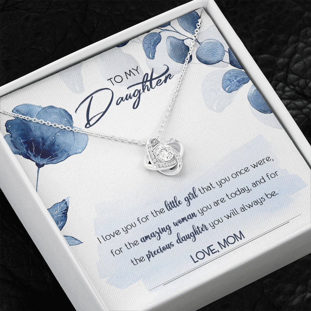 To My Daughter - I Love You For The Little Girl - Necklace SO01T