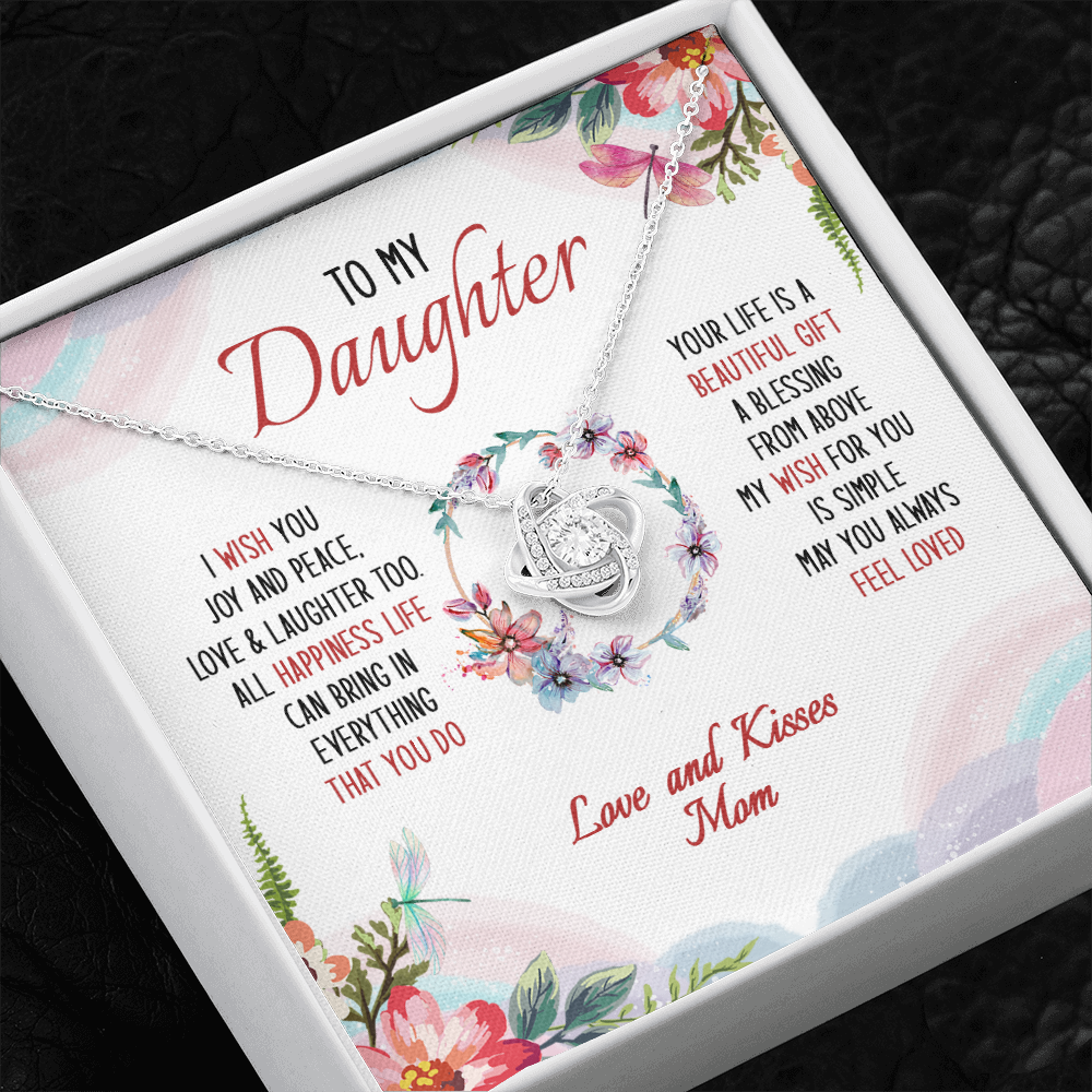 To My Daughter May You Always Feel Loved - Necklace SO34V