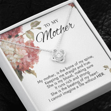 To My Mother I Cannot Imagine A Life Without YOU Necklace SO80 - Charming Present