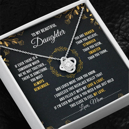 To My Beautiful Daughter - You Are Braver Than You Believe - Necklace SO40V - Charming Present
