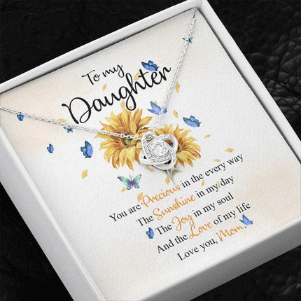 To My Daughter You're The Love Of My Life Necklace SO70 - Charming Present