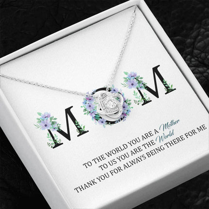 MOM - Thank You For Always Being There For Me - Necklace SO89T - Charming Present