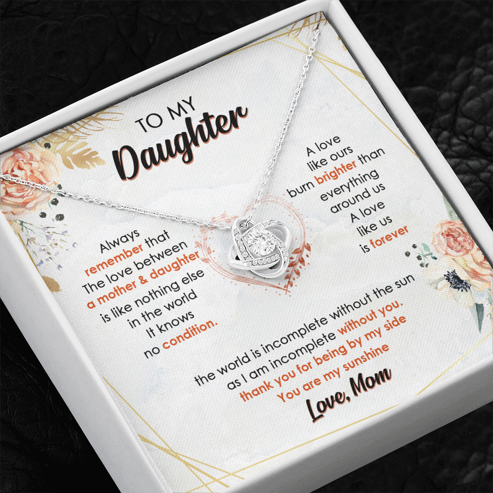 To My Daughter I Am Incomplete Without You - Necklace SO44V