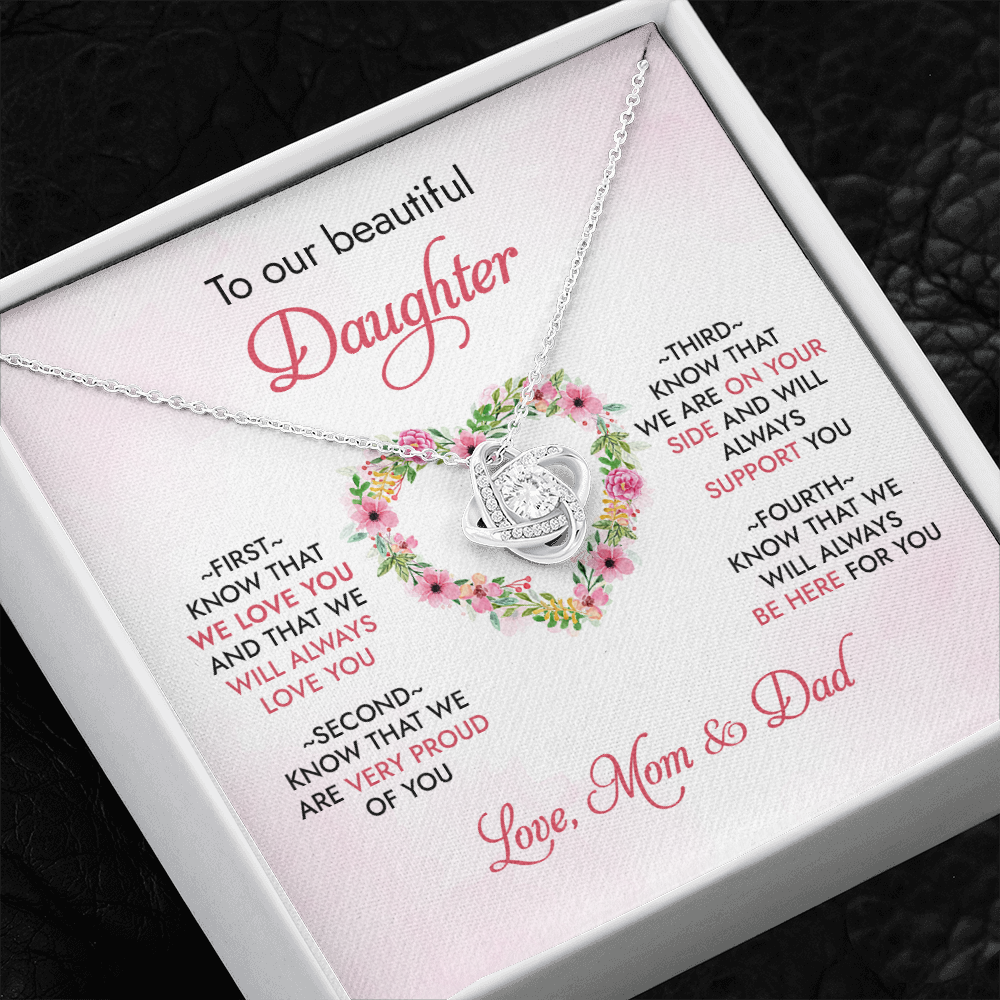 To Our Daughter - We Will Always Love You - Necklace SO95