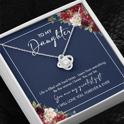 To My Daughter You Are My Greatest Gift - Necklace SO72 - Charming Present