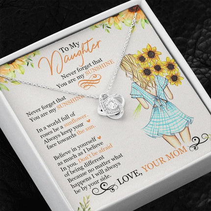 To My Daughter - You Are My Sunshine - Necklace SO137T - Charming Present