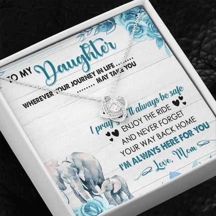 To My Daughter - Enjoy The Ride - Necklace SO02V - Charming Present