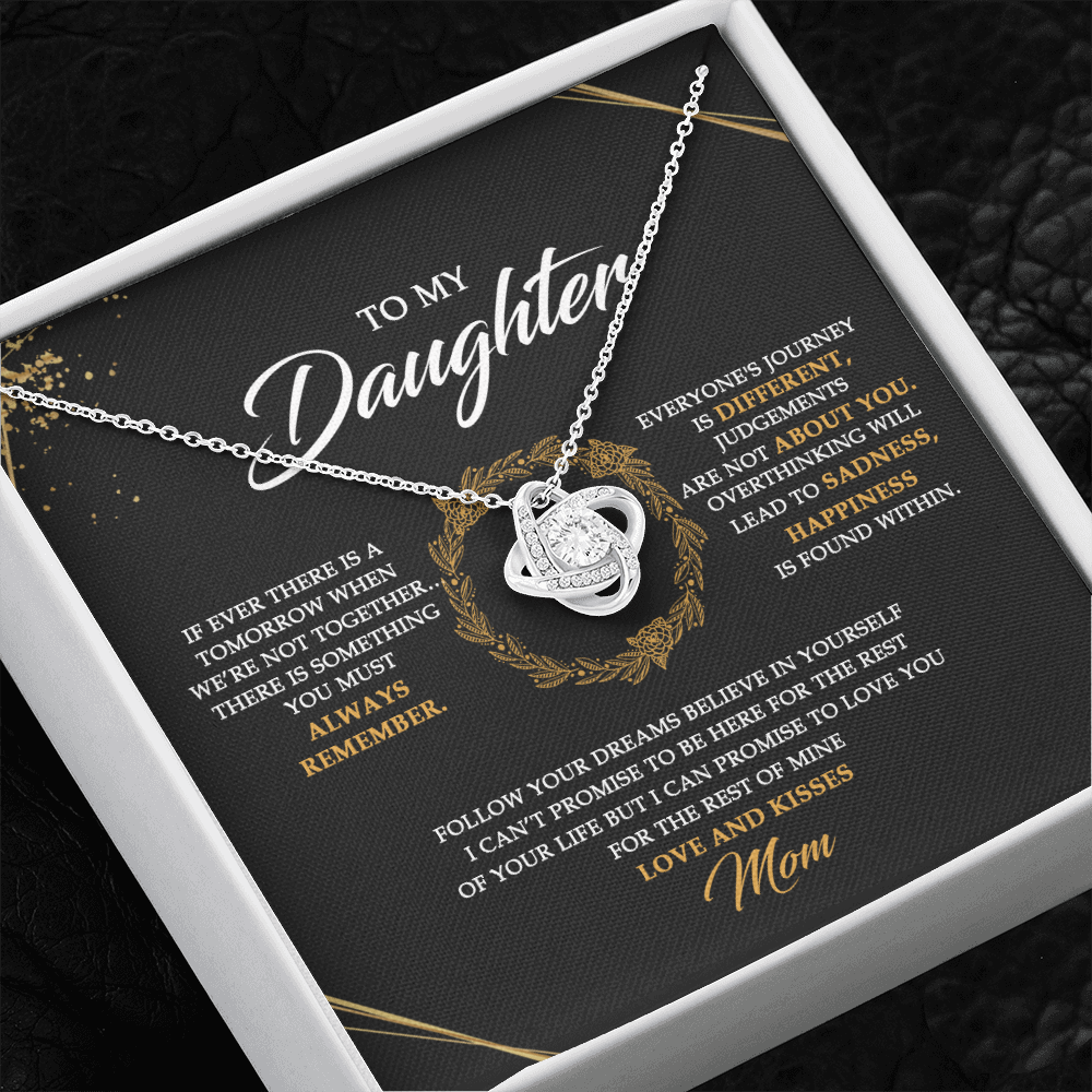 To My Daughter - Never Forget That I Love You - Necklace SO31V