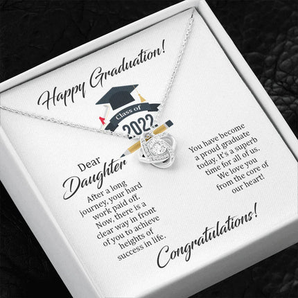 To My Daughter - Happy Your Graduation - Necklace SO110T - Charming Present