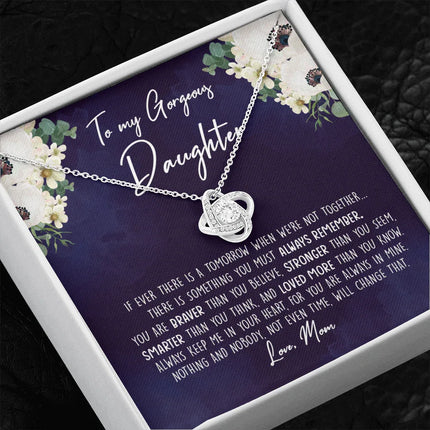 To My Gorgeous Daughter - You Are Braver Than You Believe - Necklace SO75 - Charming Present