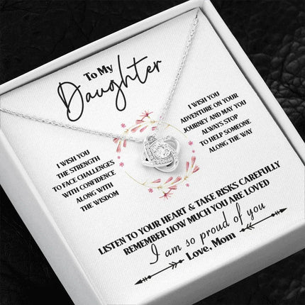To My Daughter - I Wish You The Strength - Necklace SO147T - Charming Present