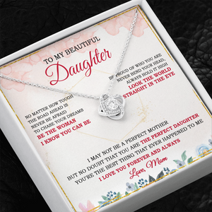 To My Daughter - Be The Woman I Know You Can Be - Necklace SO04V