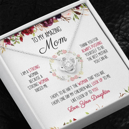 To My Amazing Mom - You're The Best Mom Ever - Necklace SO51V - Charming Present