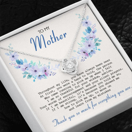 To My Mom - Thank You So Much For Everything You Are - Necklace SO71T - Charming Present