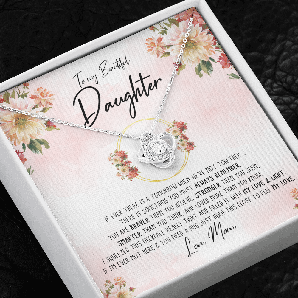 To My Beautiful Daughter - You Are Smarter Than You Think - Necklace SO85