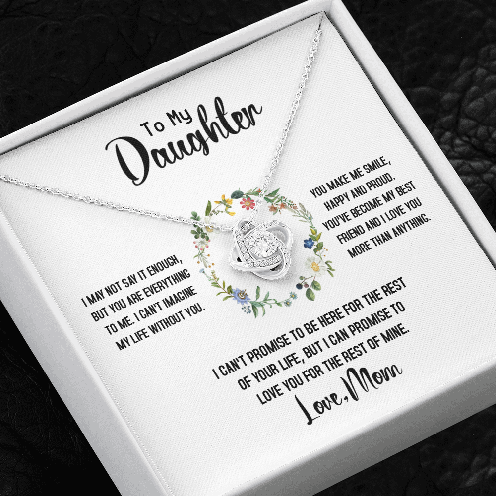 To My Daughter - Love You For The Rest Of Mine - Necklace SO141T