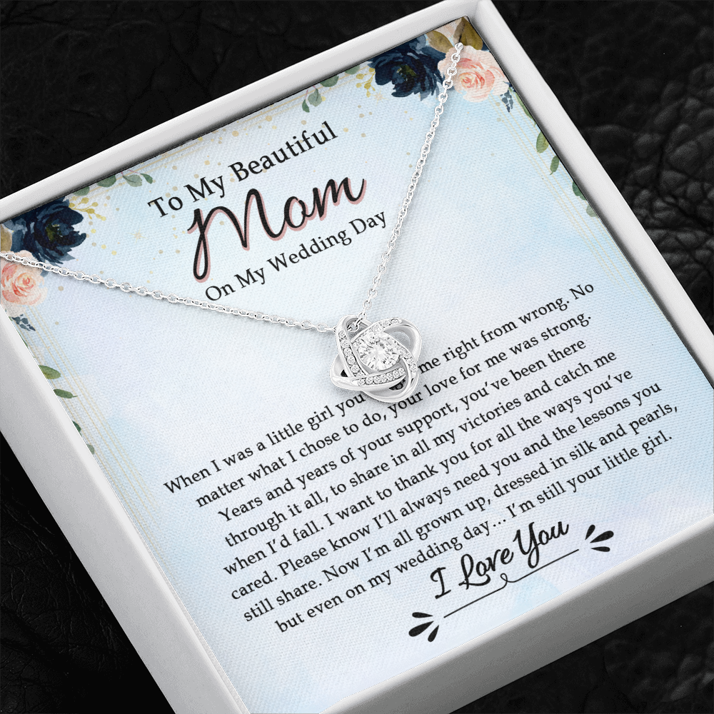 To My Beautiful Mom On My Wedding Day - Necklace SO17V