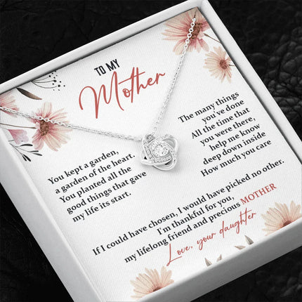 To My Mother - I Am Thankful For You - Necklace SO116T - Charming Present