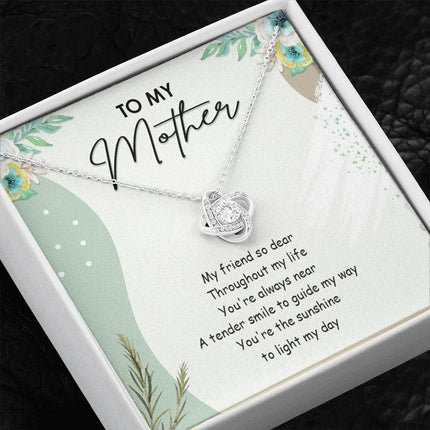 To My Mom You're The Sun Shine To Light My Day - Necklace SO20V - Charming Present