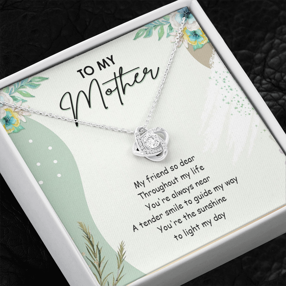 To My Mom You're The Sun Shine To Light My Day - Necklace SO20V