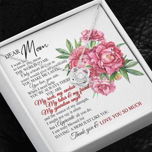 Dear Mom I Truly Blessed For Having A Mom Just Like You Necklace SO63