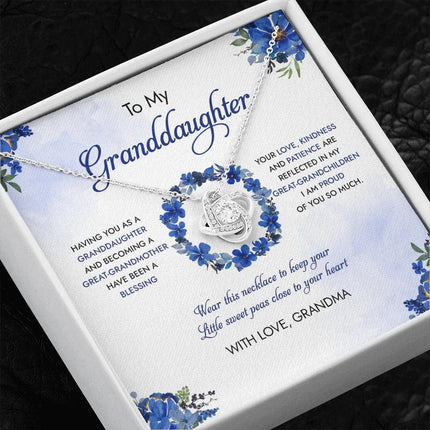 To My Granddaughter - I Am Proud Of You So Much - Necklace SO97 - Charming Present