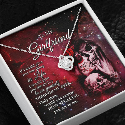 To My Girlfriend, If I Could Give You One Thing In Life Necklace SO01v1 - Charming Present