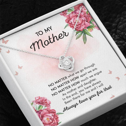 To My Mom I Will Always Love You - Necklace SO79 - Charming Present